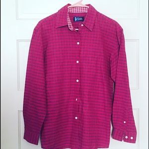 Vintage Wrangler Blues Rockabilly Hot Pink Shirt